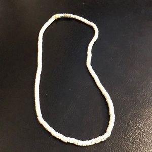 White Puka Shell Necklace